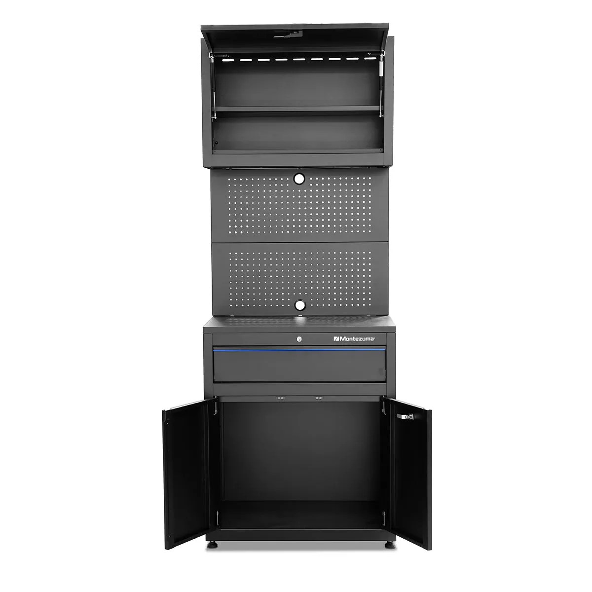 1-Drawer, 3-Door Workstation