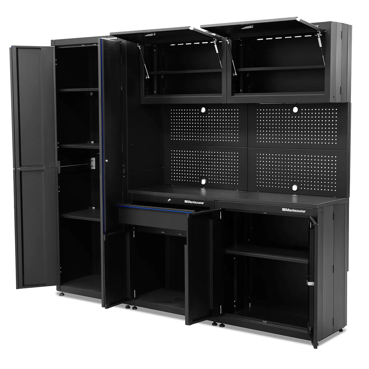 1-Drawer, 3-Door Workstation