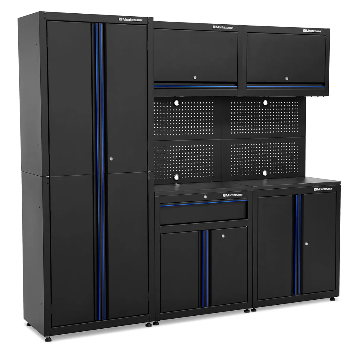 1-Drawer, 3-Door Workstation