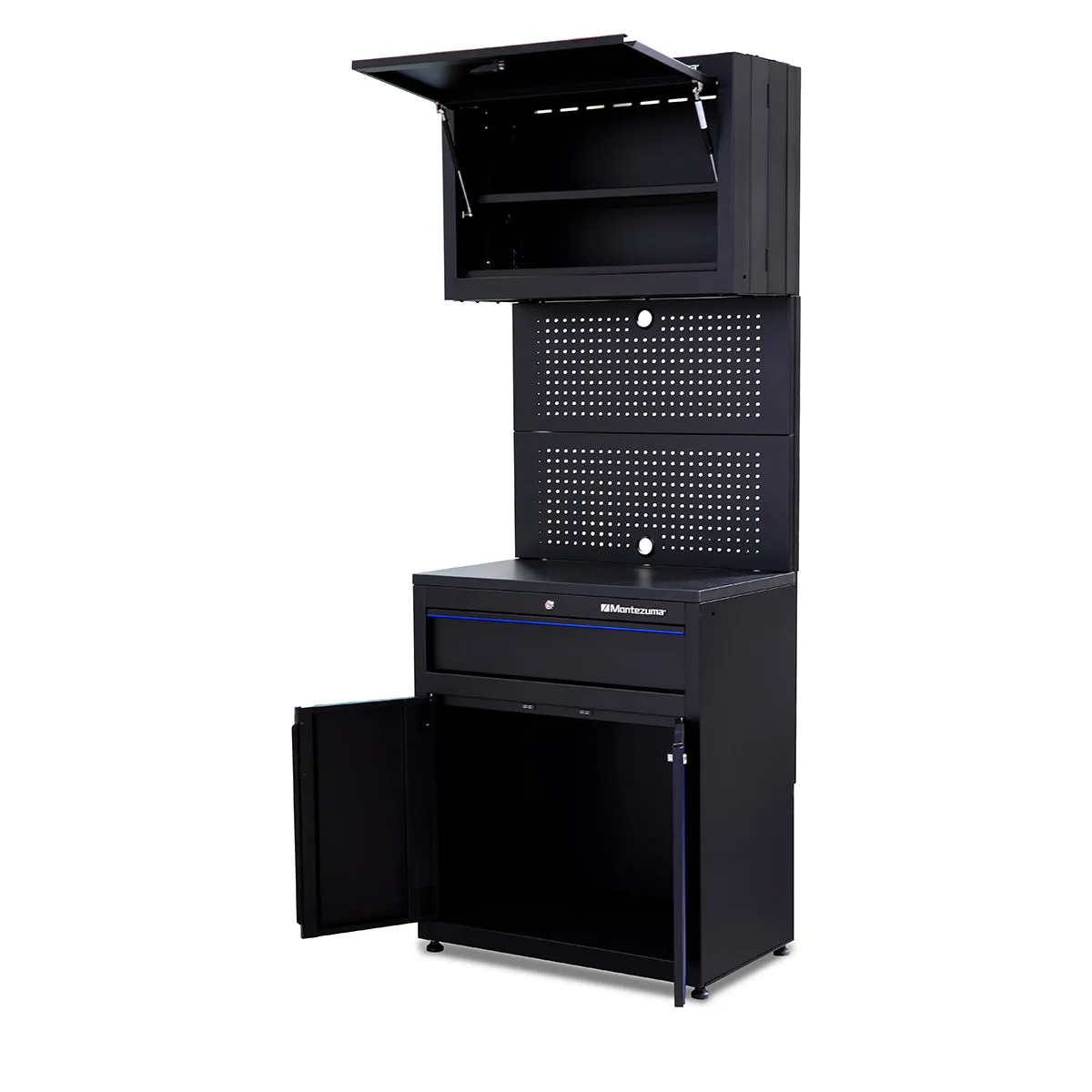 1-Drawer, 3-Door Workstation