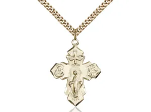 14kt Gold-Filled 4-Way Pendant Necklace