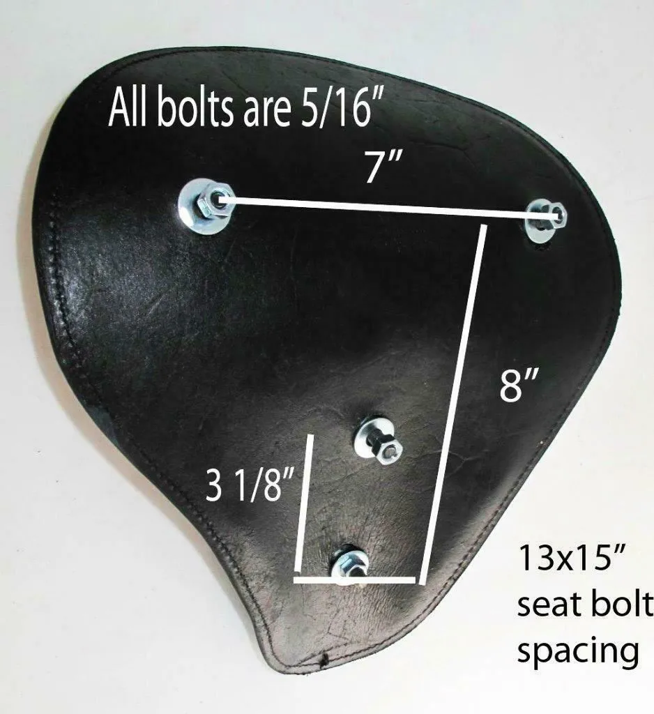 2000-2017 Harley Softail Ant BrnDis Tuck Roll Spring Seat Passenger Mounting Kit