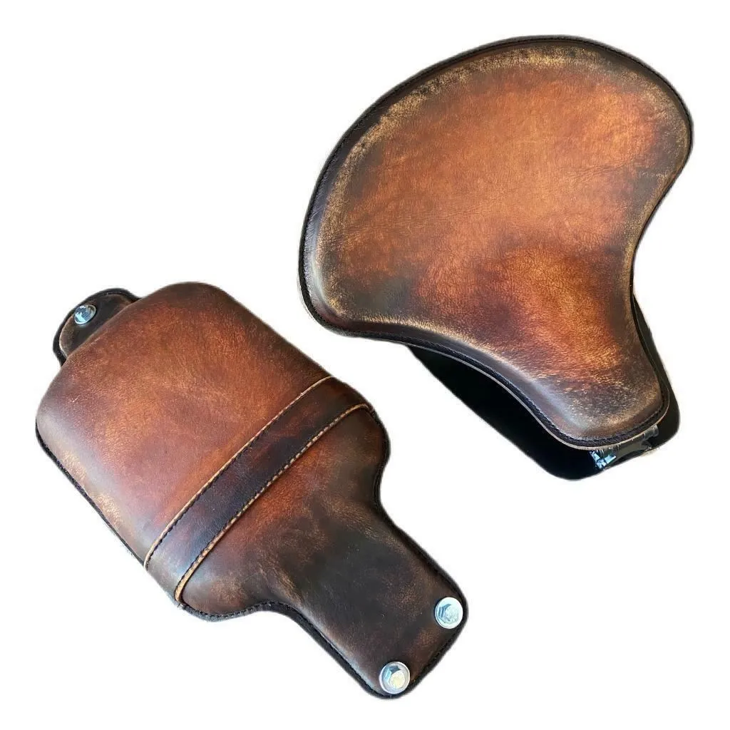 2015-2024 Indian Scout 15x14" Brown Dist Tractor Spring Seat Mounting Kit P-Pad