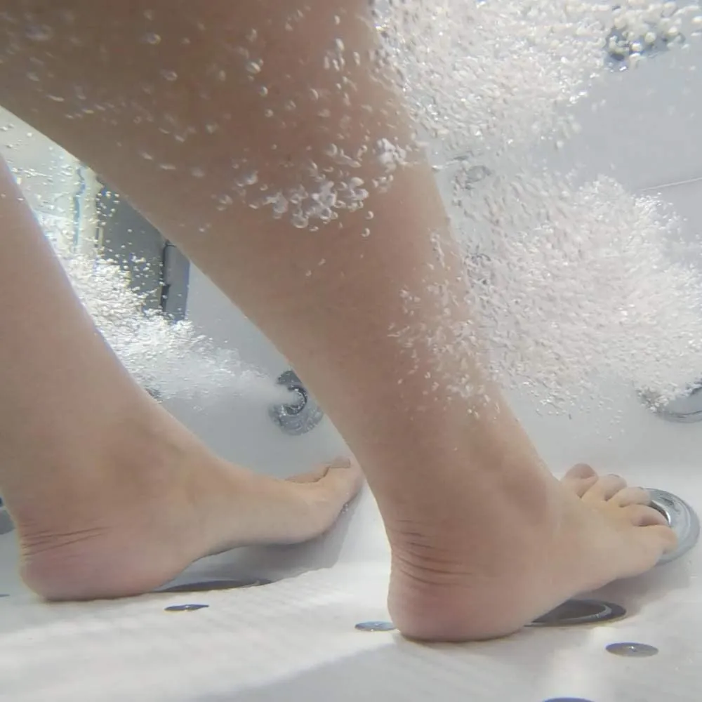 32x52 Transfer Hydro Foot Massage Acrylic Walk-In Tub, Fast Fill Faucet, 2" Dual Drain (Right Door)