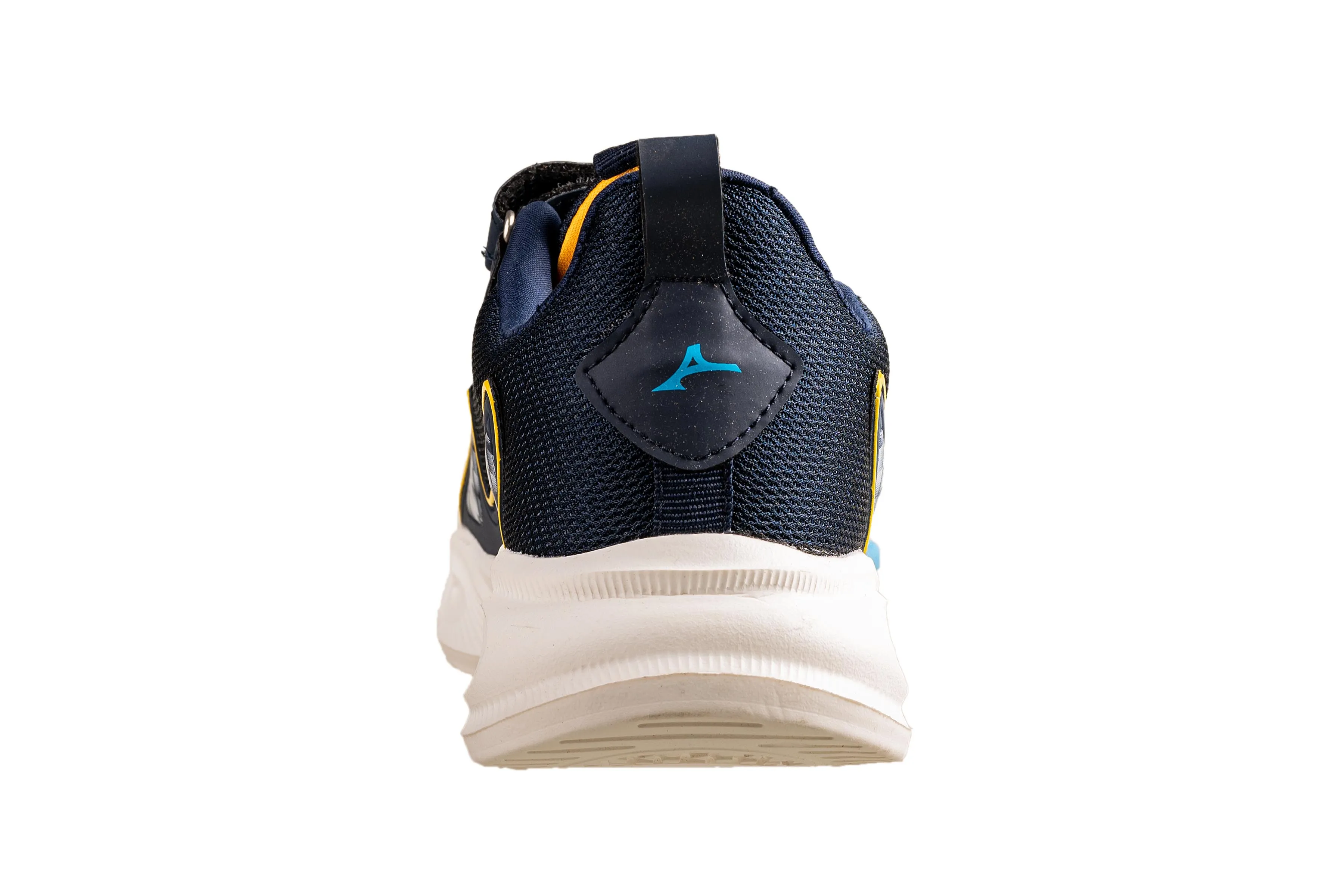 Abros Boys Navy / Mustard Sports Shoe