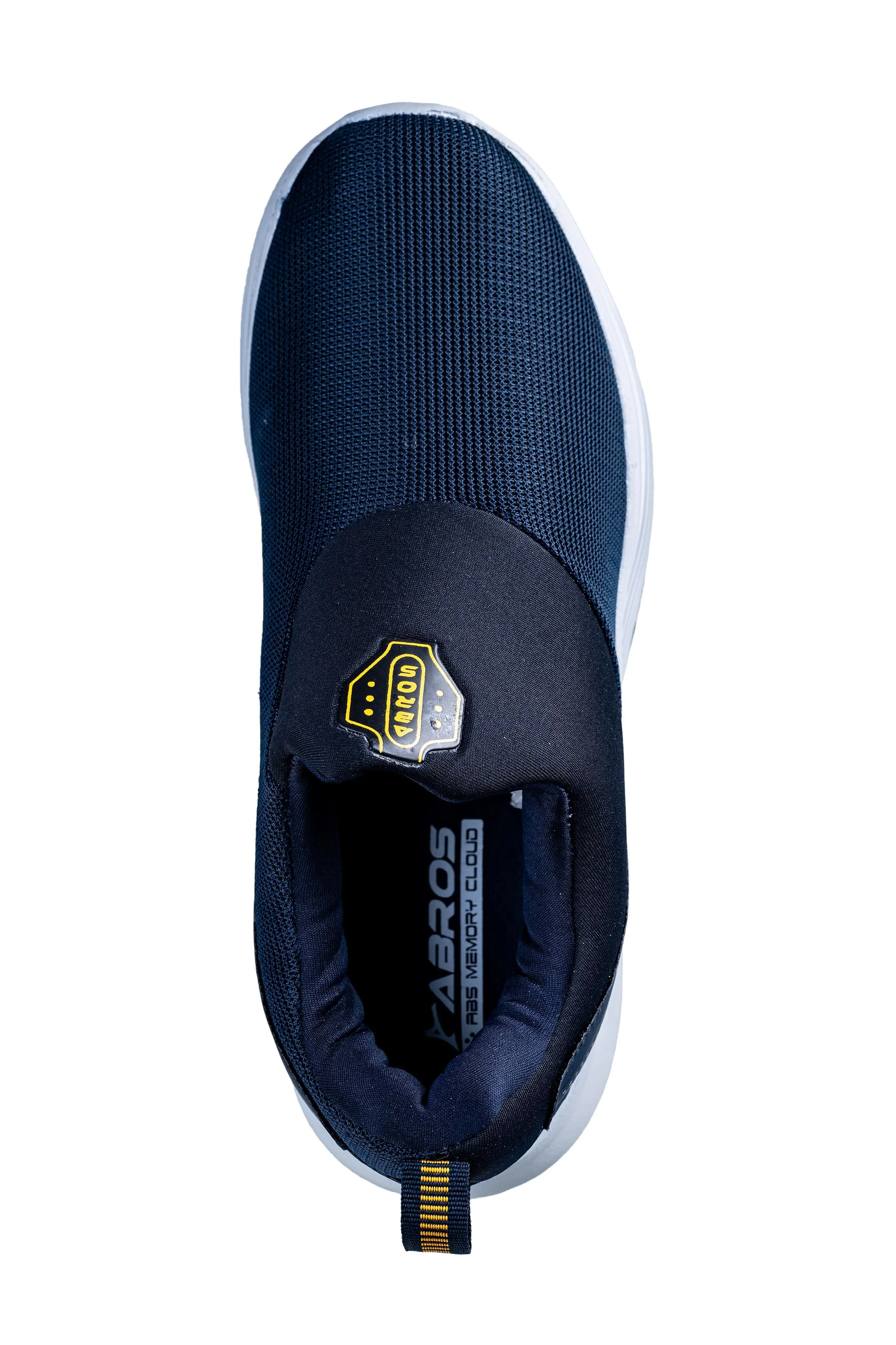 Abros Gents Navy / Mustard Sports Shoe