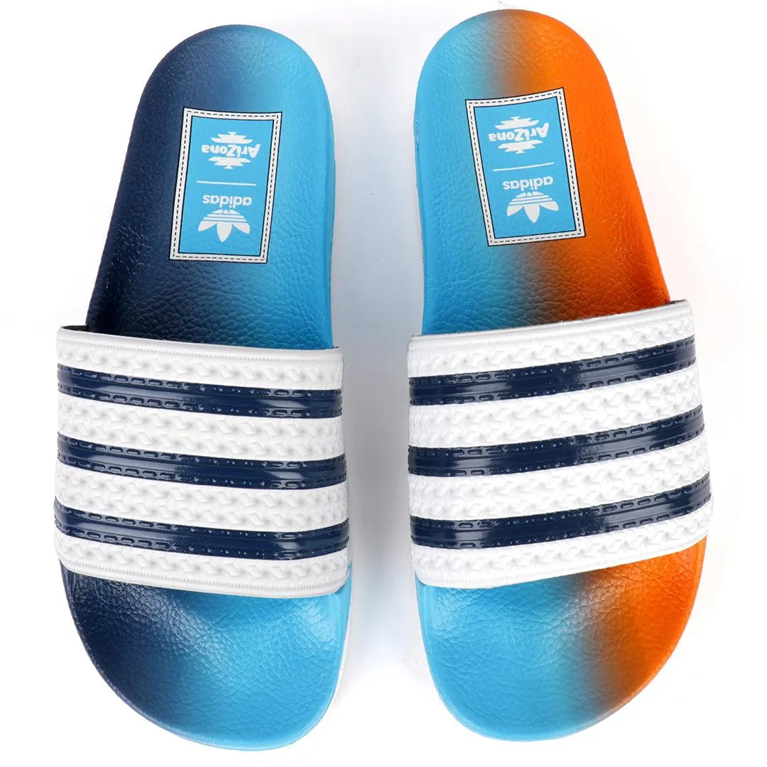AD Arizona Men's Bloomfield Slide orange Blue Sole