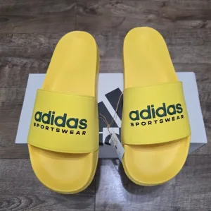 Adidas Comfort Yellow Slide Men Size 11
