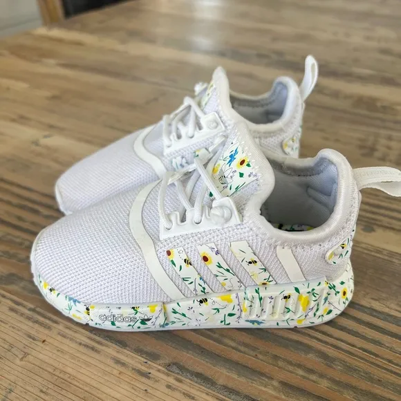 adidas Originals NMD_R1 Multicolor White Flowers  Toddler Girls Size 6 GOAT