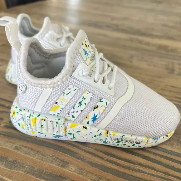 adidas Originals NMD_R1 Multicolor White Flowers  Toddler Girls Size 6 GOAT