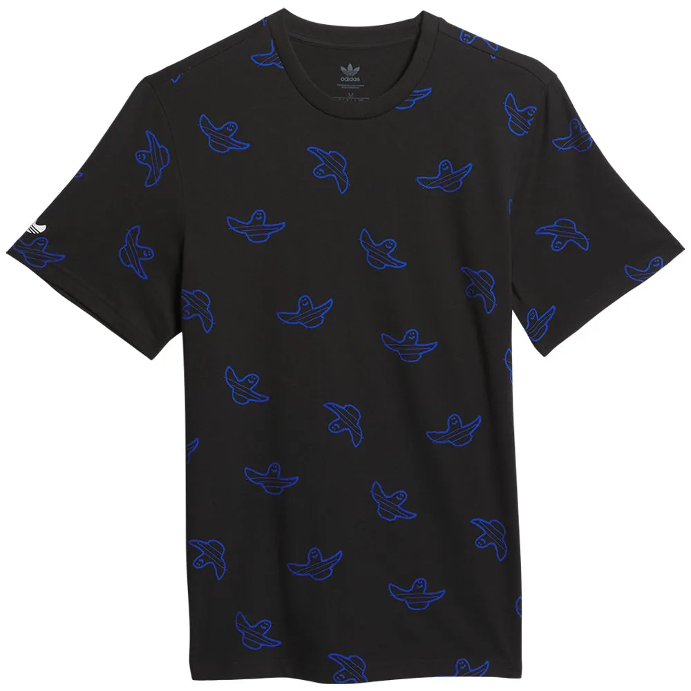 Adidas Shmoo AOP Tee Black/Team Royal Blue