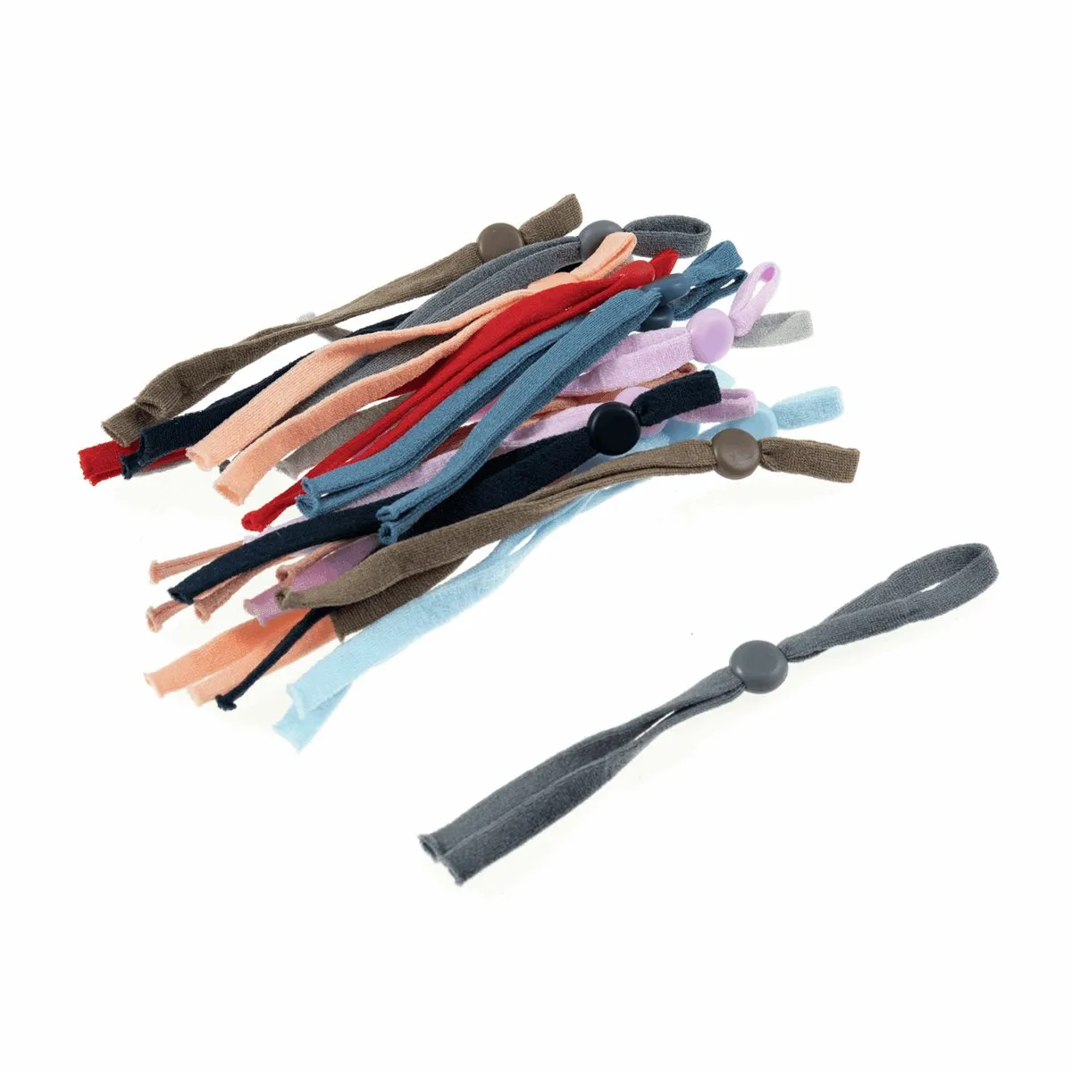 Adjustable Face Mask Elastics - Mix Pack - 20 Pieces