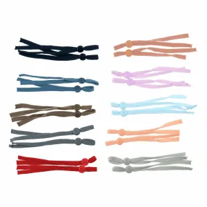 Adjustable Face Mask Elastics - Mix Pack - 20 Pieces
