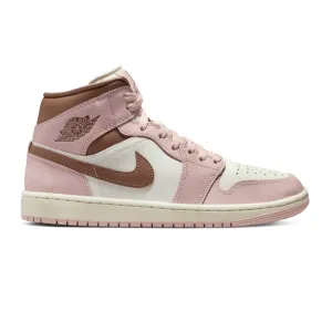 Air Jordan 1 Mid 'Pink Oxford Brown' Women's
