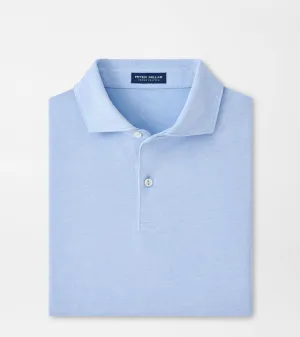 Albatross Cotton Blend Piqué Polo in Regatta Blue