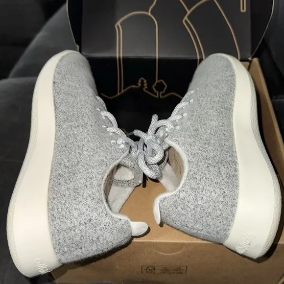 Allbirds Dapple Gray Merino Wool Runners Athletic Shoe Sneaker Running Size 8