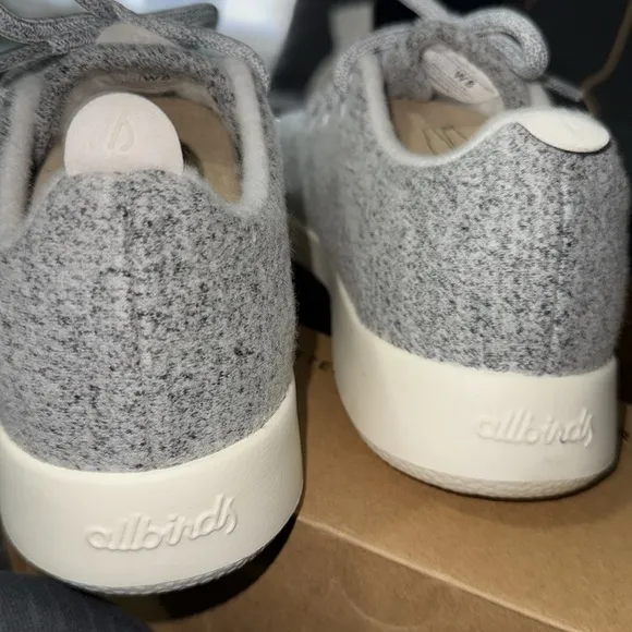 Allbirds Dapple Gray Merino Wool Runners Athletic Shoe Sneaker Running Size 8