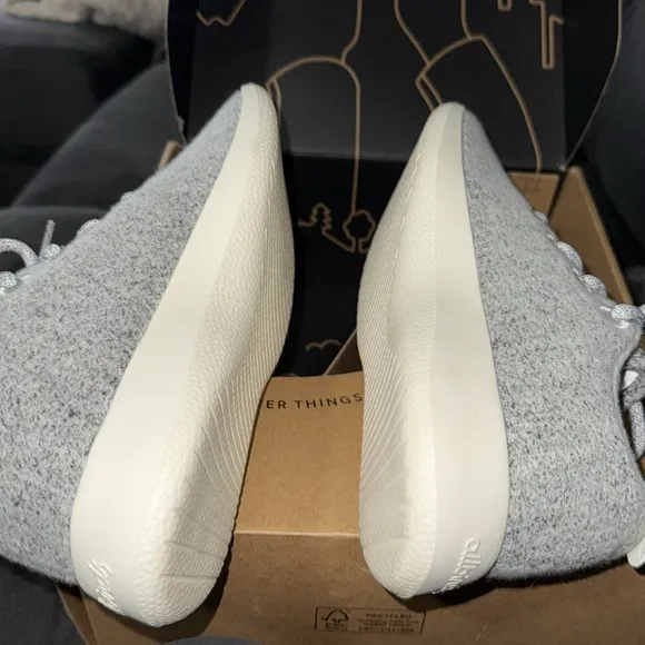 Allbirds Dapple Gray Merino Wool Runners Athletic Shoe Sneaker Running Size 8