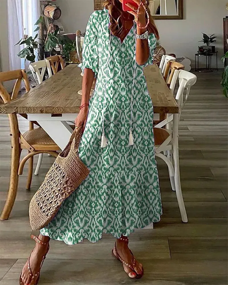 Andrea - Boho Tummy Coverage Dress