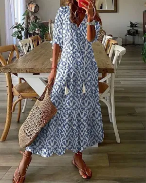 Andrea - Boho Tummy Coverage Dress