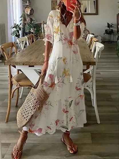 Andrea - Boho Tummy Coverage Dress