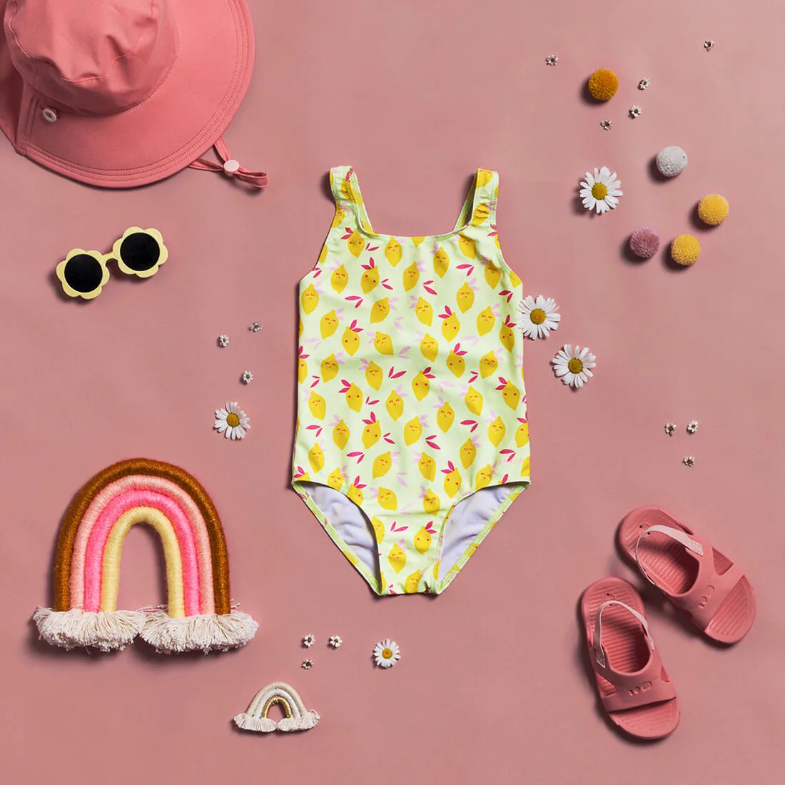 Baby Girl’s 1-Piece Swimsuit Animal Print