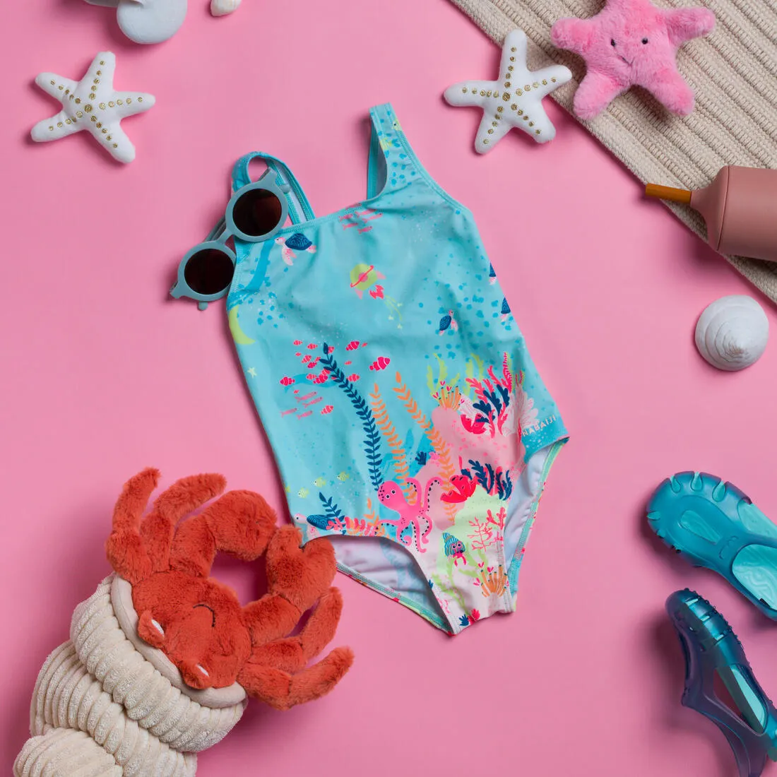 Baby Girl’s 1-Piece Swimsuit Animal Print