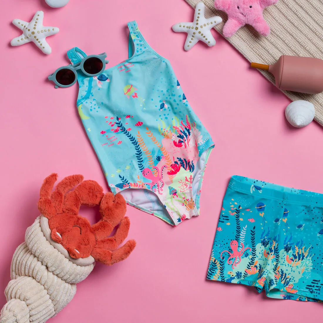 Baby Girl’s 1-Piece Swimsuit Animal Print