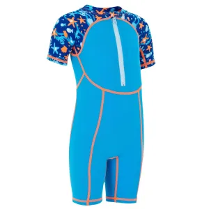 Baby Swim Shorty - All Hook Blue