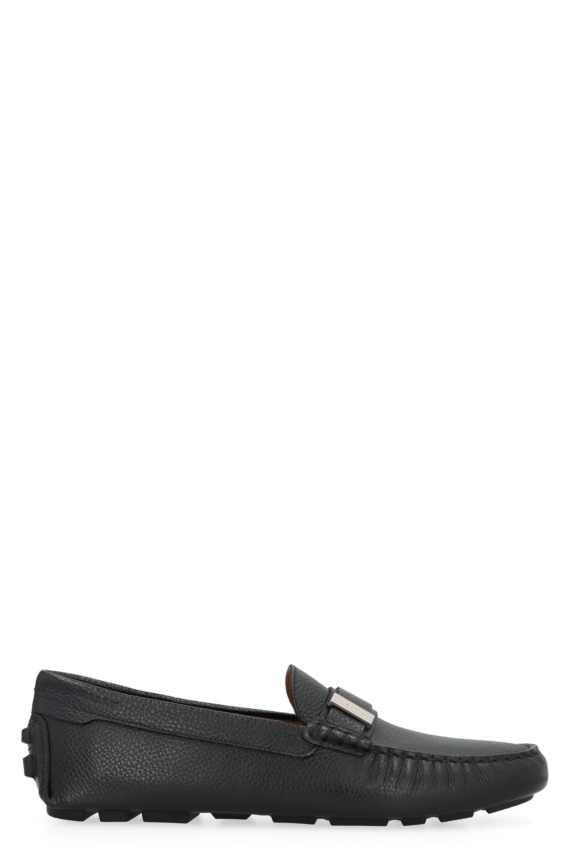 BALLY Men's Grainy Leather Moccasin Loafers