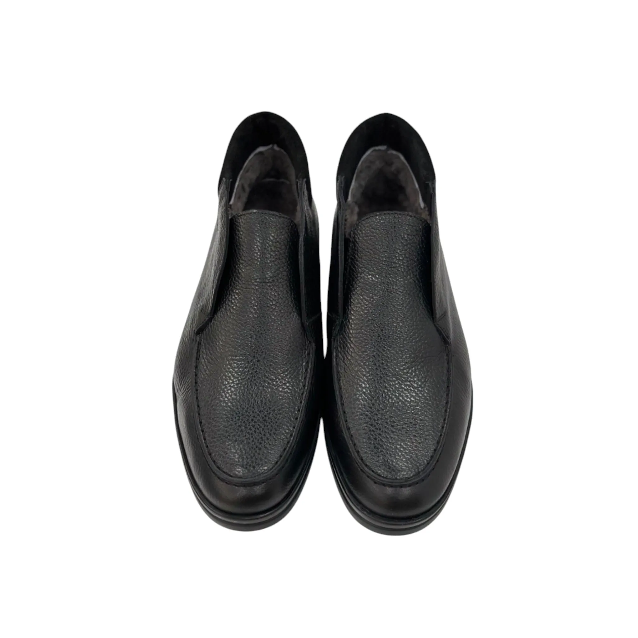 Black Istanbul Fashion by Raad Fury Ankle Boots with Unique Leather-B5449