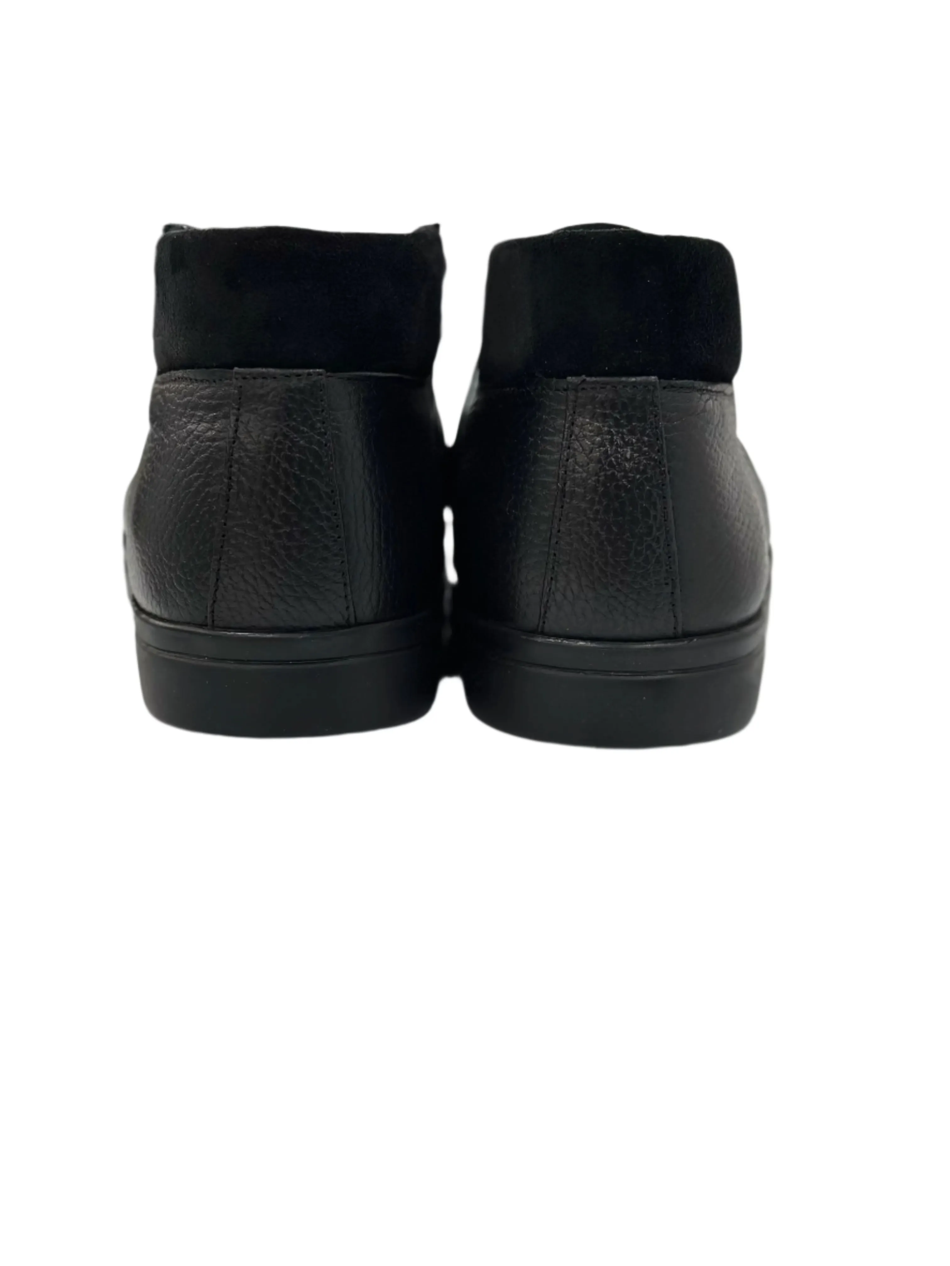 Black Istanbul Fashion by Raad Fury Ankle Boots with Unique Leather-B5449