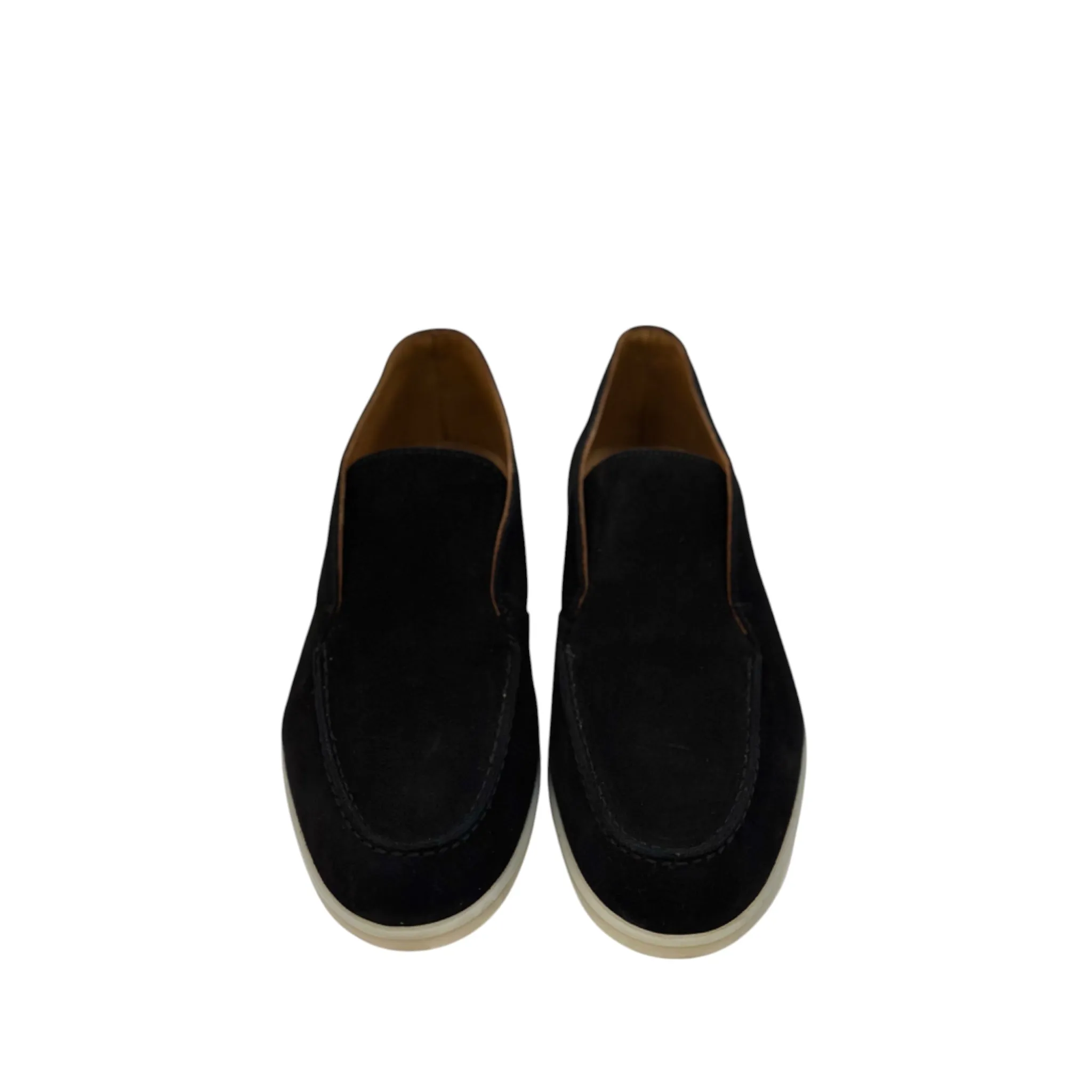 Black Velvet - Ankle Boots with Unique Leather and Rubber Bottom-5514