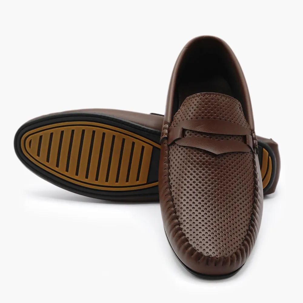 Boys Loafer - Brown