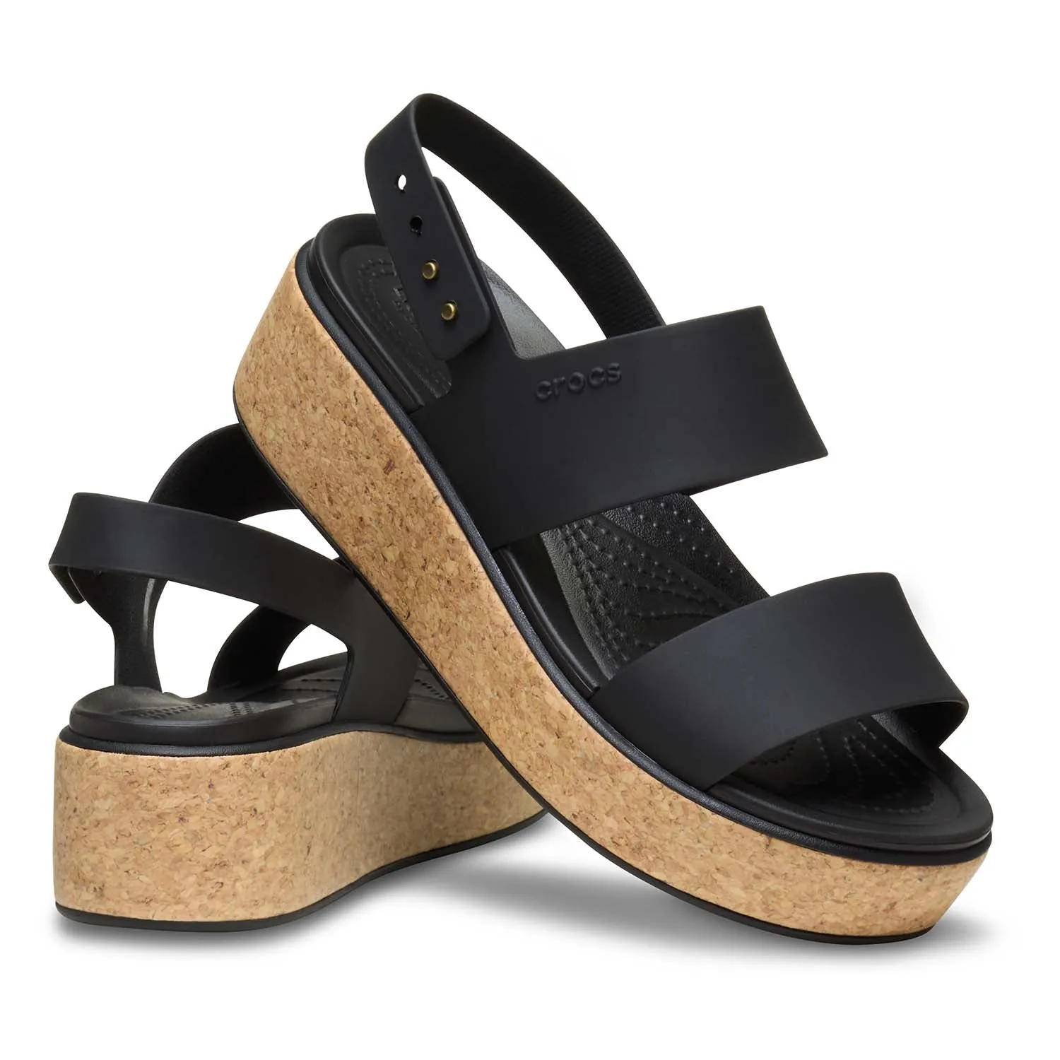 Brooklyn Cork Low Wedge Sandal