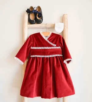 Burgundy dress