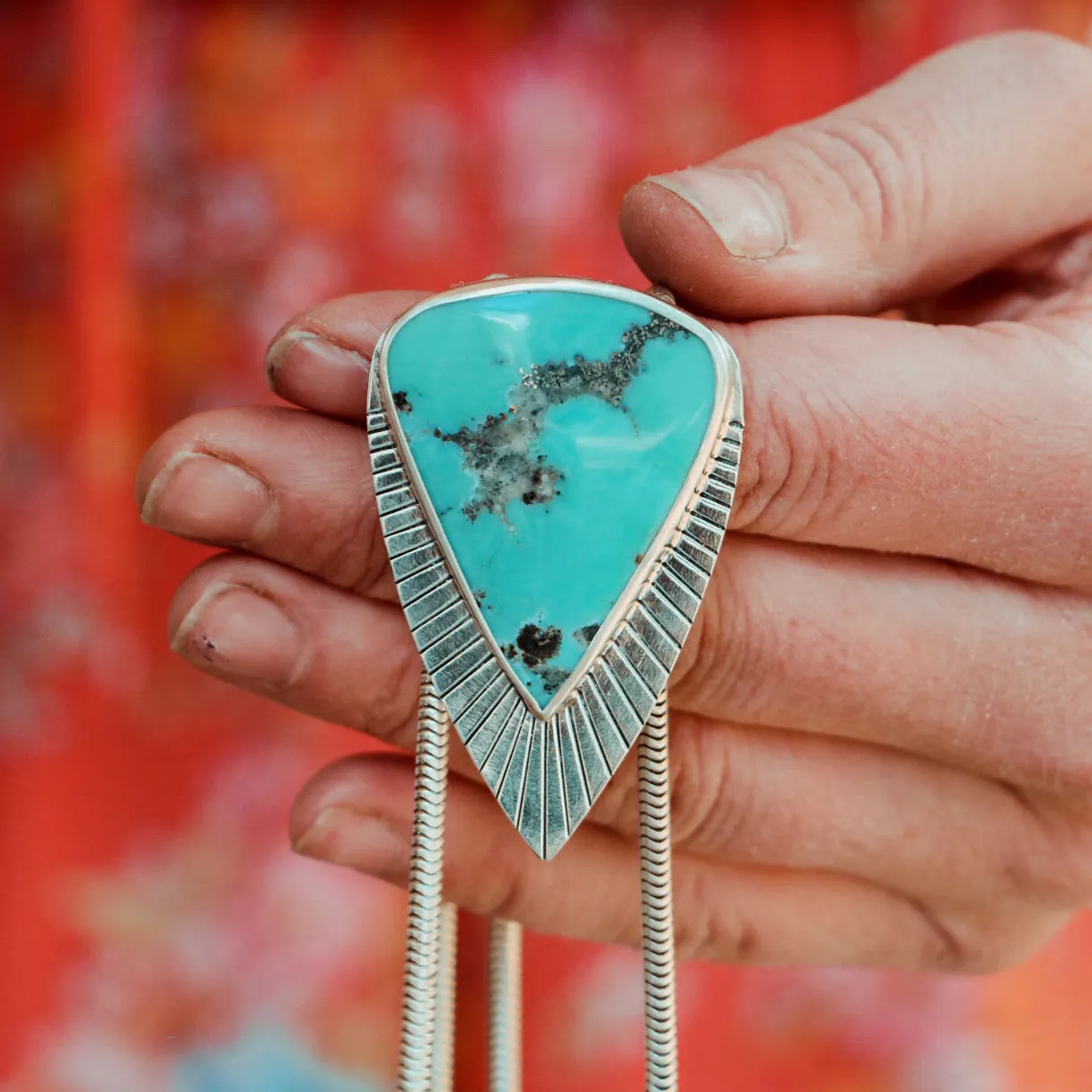 Campitos Turquoise Chain Bolo #4