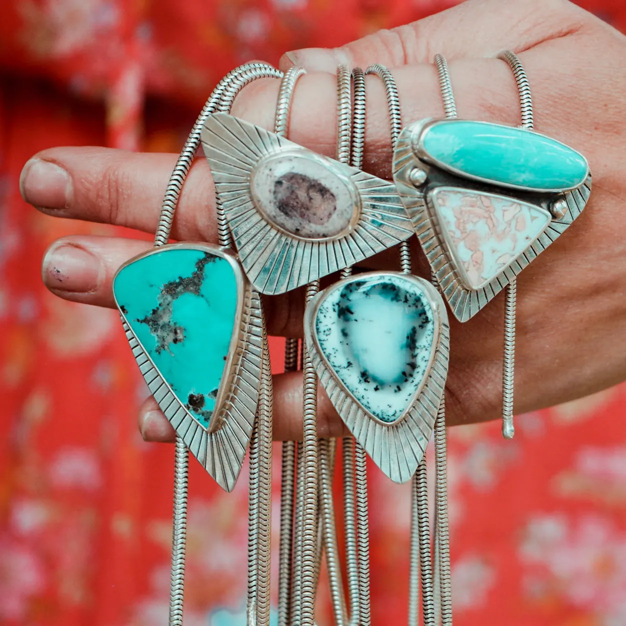 Campitos Turquoise Chain Bolo #4