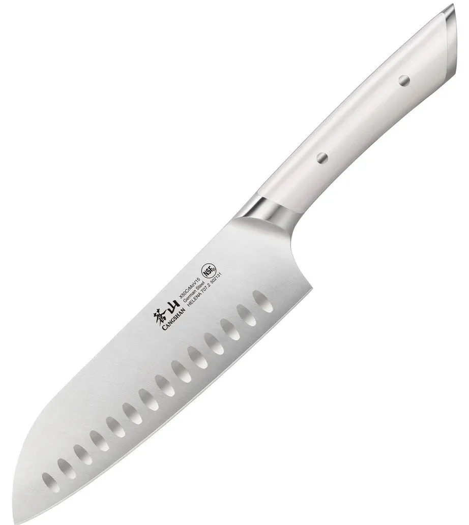 Cangshan Helena Santoku 7 inch WHITE