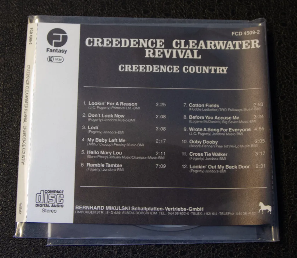 CCR (Creedence Clearwater Revival): Creedence Country CD