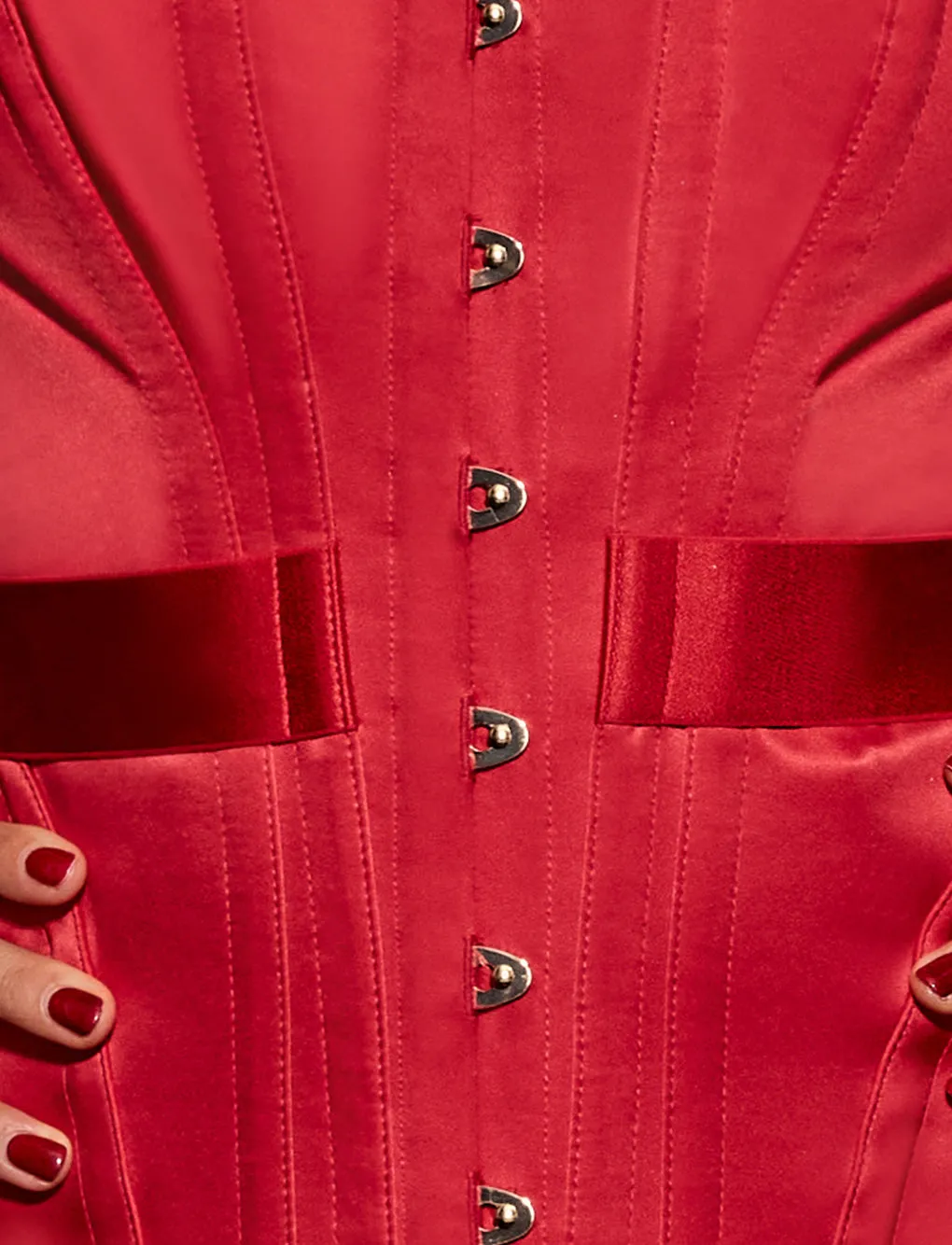 Chastity Red Corset