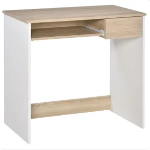 Children's Homework and Computer Desk | Storage | Natural & White | 6 Years 