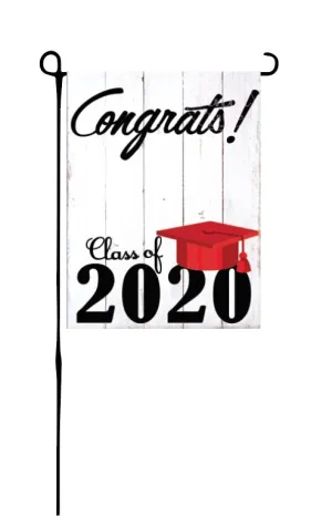 Class of 2020 - Red - Garden Flag