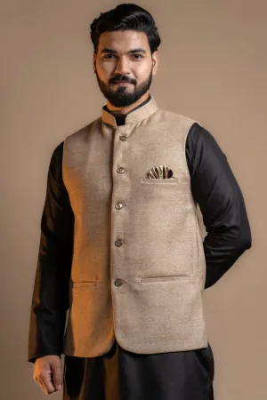 Classic Beige Nehru Jacket