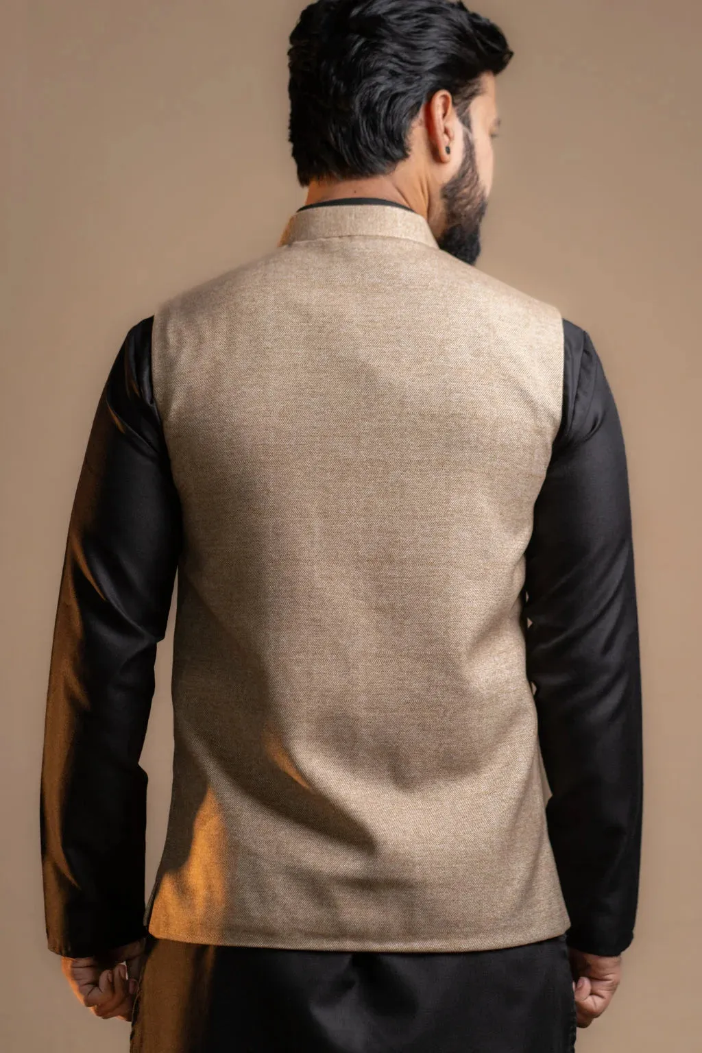 Classic Beige Nehru Jacket