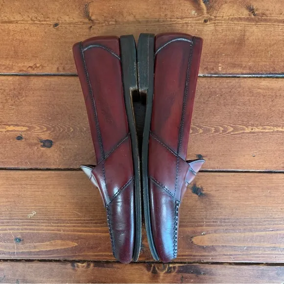 Cole Haan Vintage Men's USA Oxblood Leather Penny Loafers Size 10 1/2 D