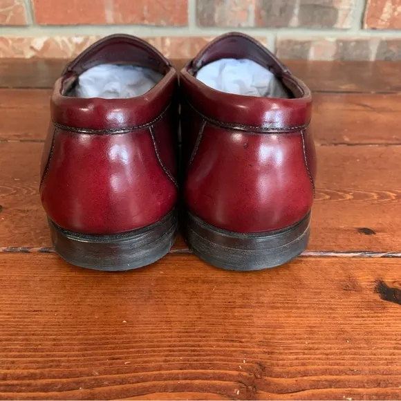 Cole Haan Vintage Men's USA Oxblood Leather Penny Loafers Size 10 1/2 D