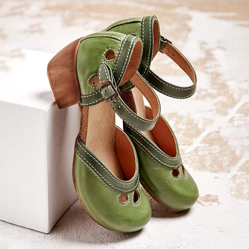 Colette | Orthopedic sandals with low heels