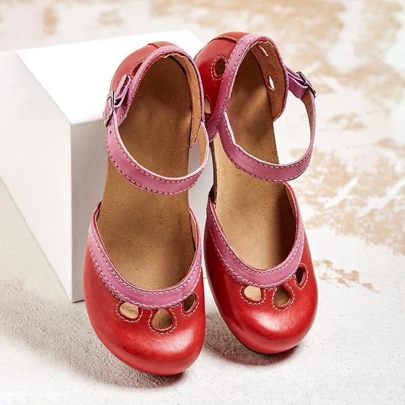 Colette | Orthopedic sandals with low heels