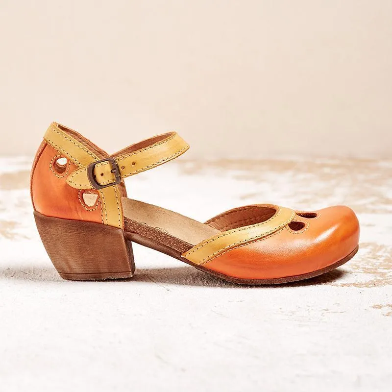 Colette | Orthopedic sandals with low heels